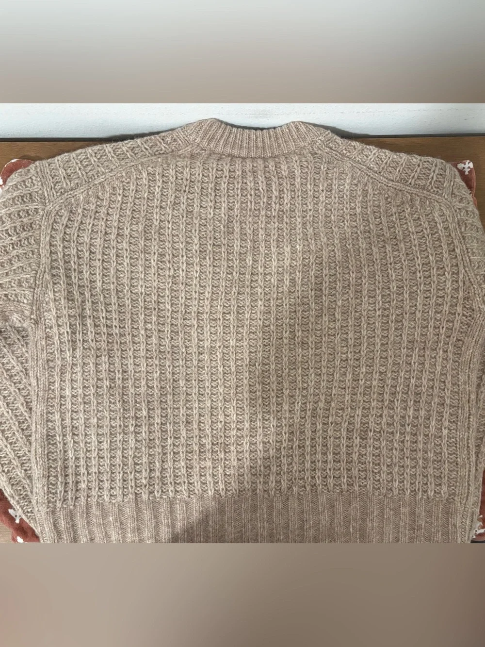 Everlane Waffle Sweater in Cloud | Heathered Oatmeal